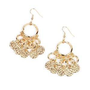 Dangle With Me Gold Earrings
